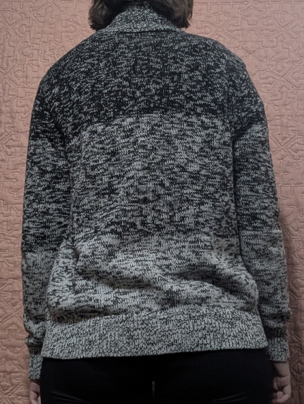 Gray Button Up Sweater - Picture 2 of 2